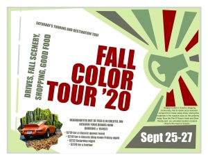 Fall Color Tour Canceled for 2020 @ Pier B