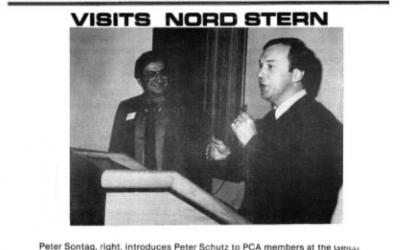 Nord Stern History Post 27  Peter Schutz 1981 Visit